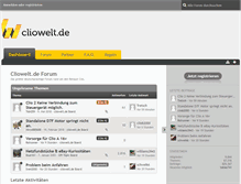 Tablet Screenshot of cliowelt.de